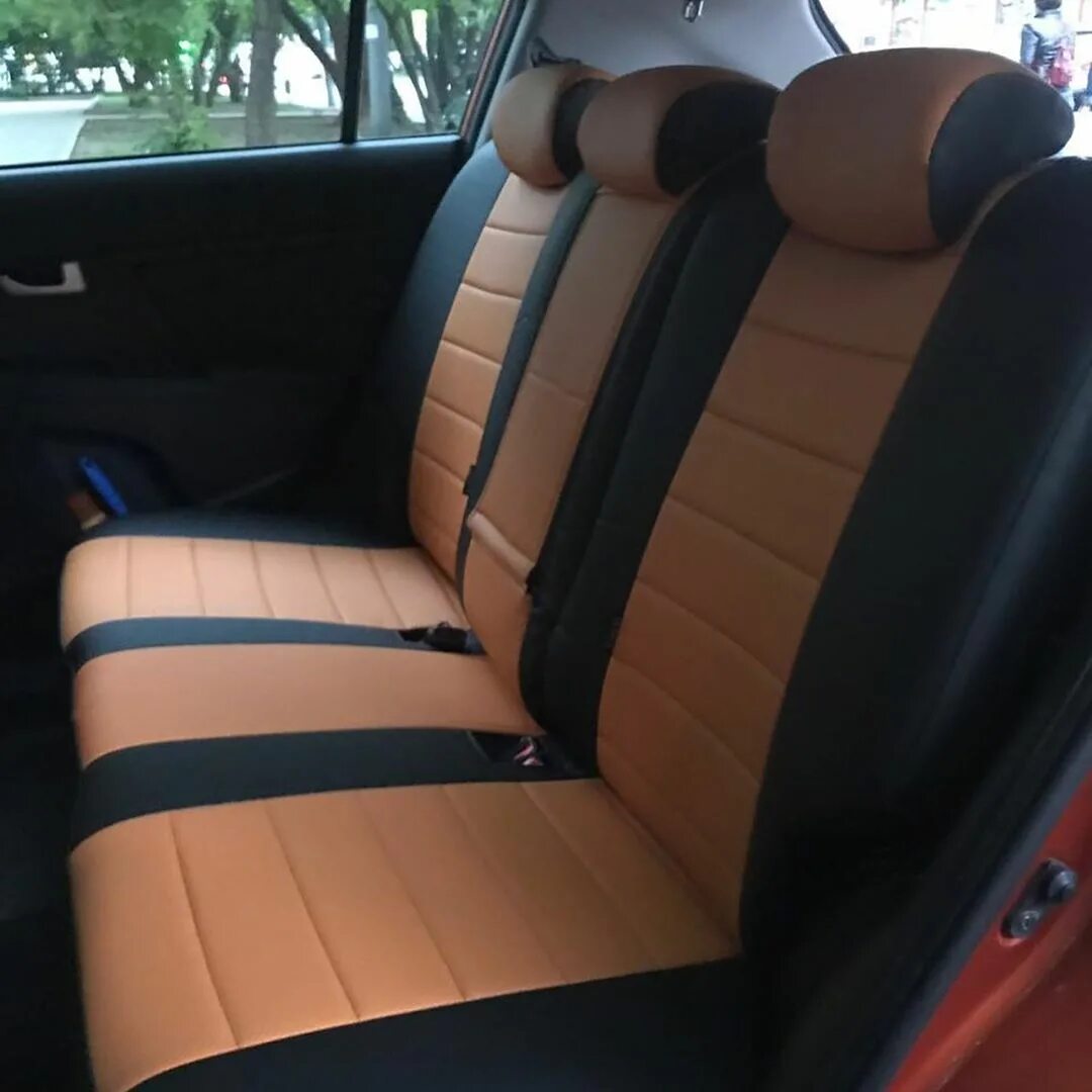 Автопилот краснодар. Чехлы автопилот на кия спортейдж 3. черно коричневые чехлы из экокожи.