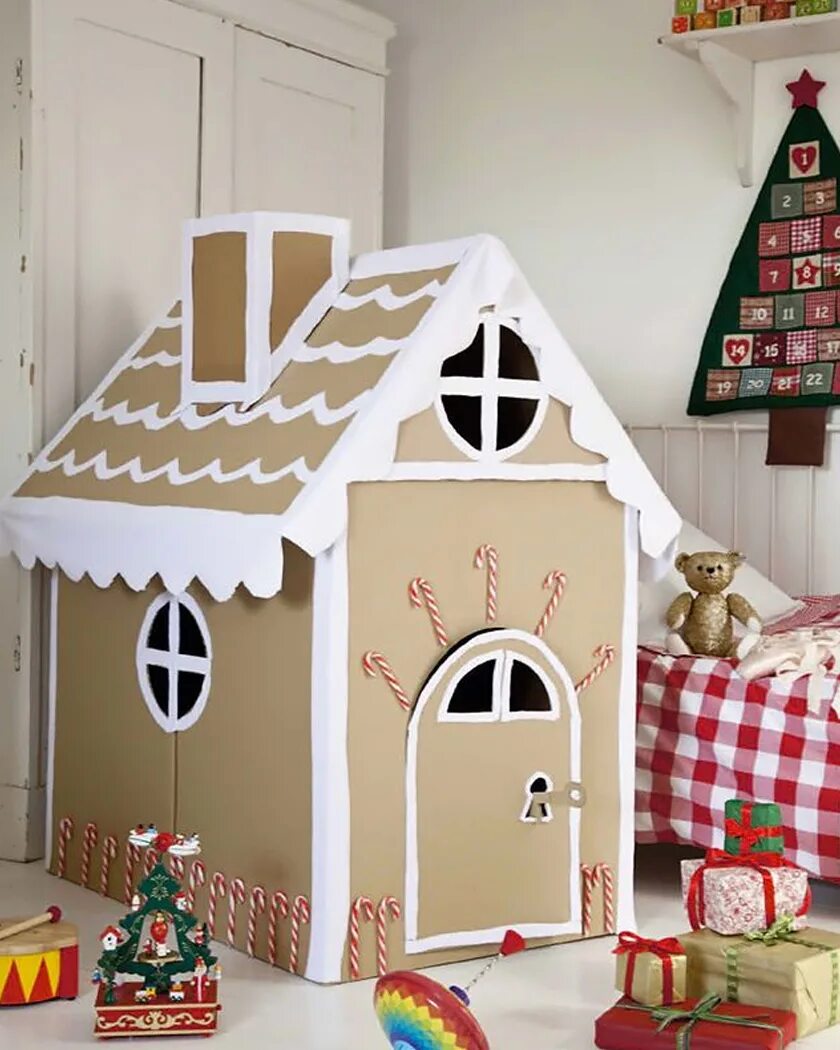 домик из картонной коробочки. рождественские домики из бумаги. украсить бумажный дом. новогодние картонные домики. новогодние картонные домики с подсветкой.