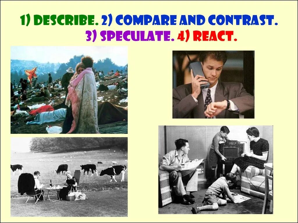 Comparing photos