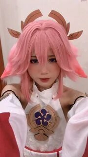PoppaChan cosplay Yae Miko - Genshin Impact 
