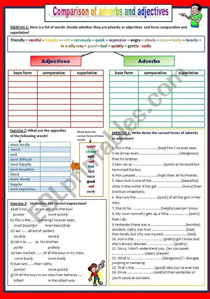 Adjectives adverbs comparisons. Degrees of Comparison of adjectives and adverbs. Adjectives and adverbs exercises. Comparison of adjectives and adverbs. Comparison of adjectives exercises.