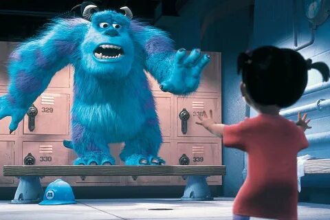 Кадр: мультфильм "Корпорация монстров" .