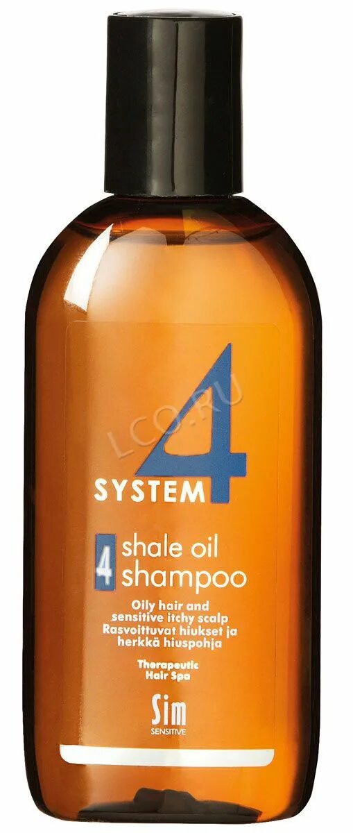 SIM sensitive System 4 Shale Oil Shampoo (для жирных волос). SIM sensitive System 4 Bio Botanical Shampoo. SIM sensitive System 4 Bio Botanical Shampoo - биоботанический шампунь 500 мл. System 4 Therapeutic Climbazole Shampoo. System shampoo