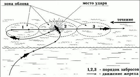 Зона лова рыбы
