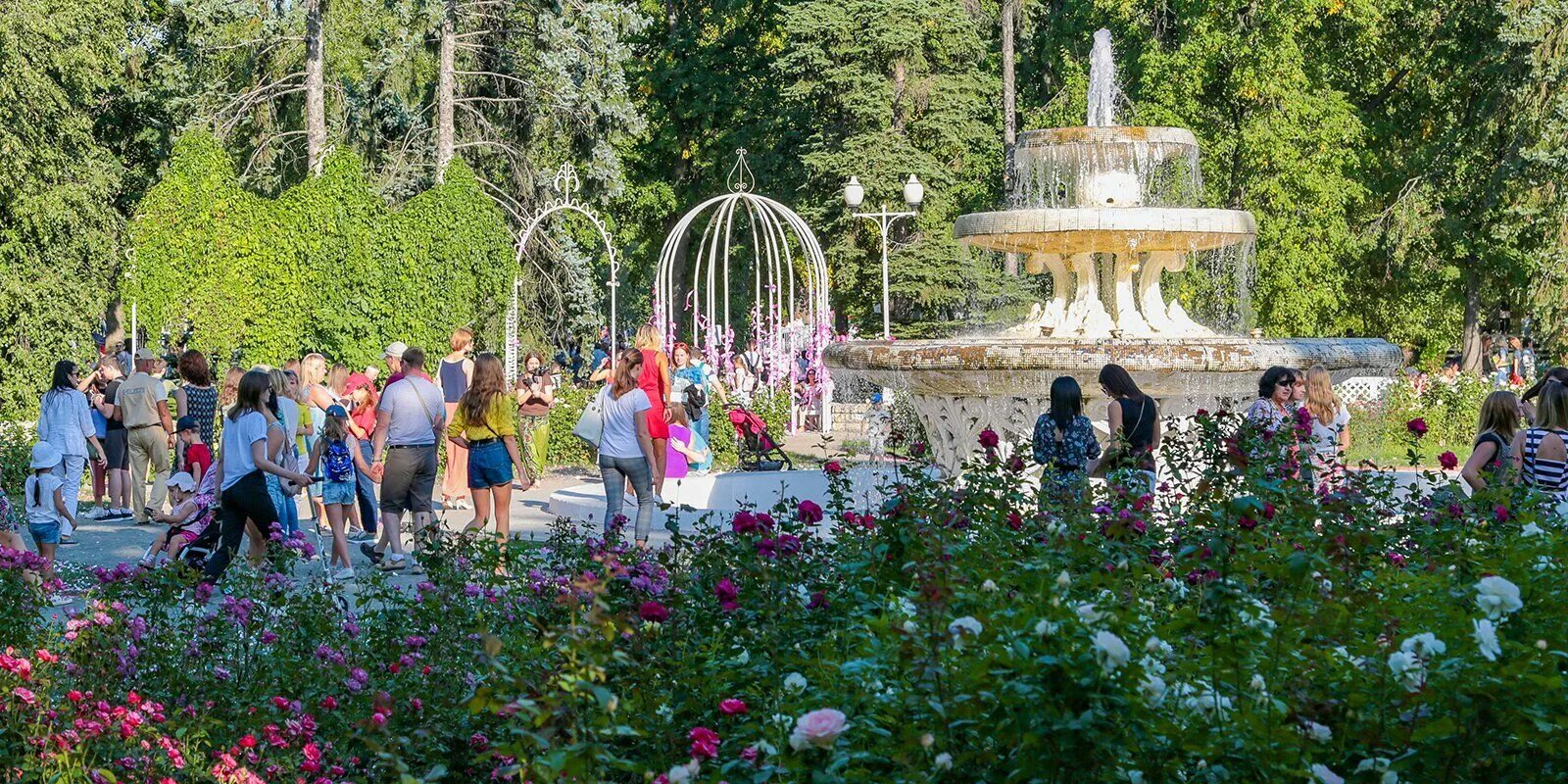 Парк горького 24. Парк Горького Москва. Парк Горького Москва фонтан. Парк Горького Москва лето. Розарий с фонтаном в парке Горького.