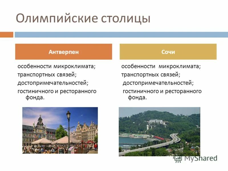 особенности столиц