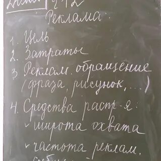 Реклама продукта по обществознанию 7 класс