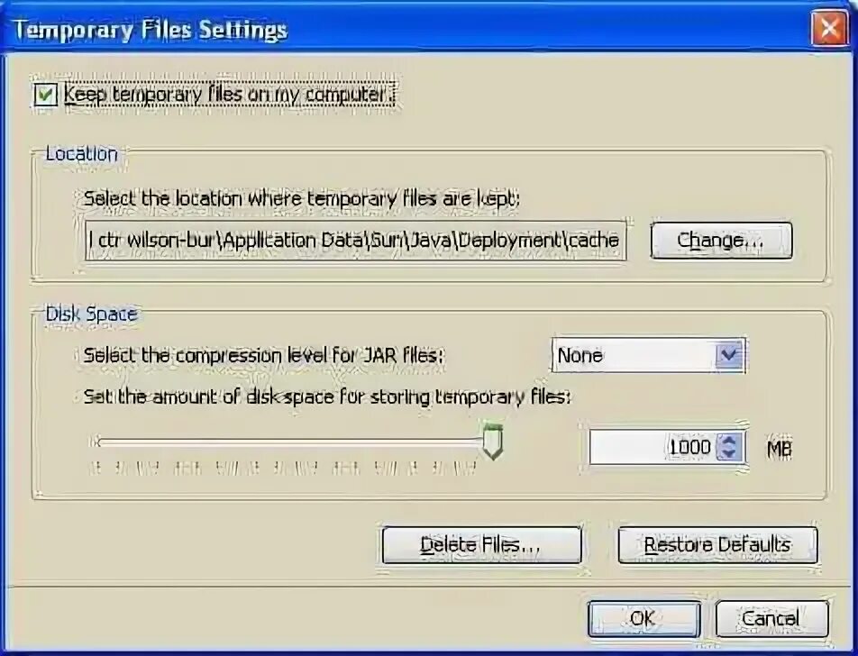 The setup files. The setup files