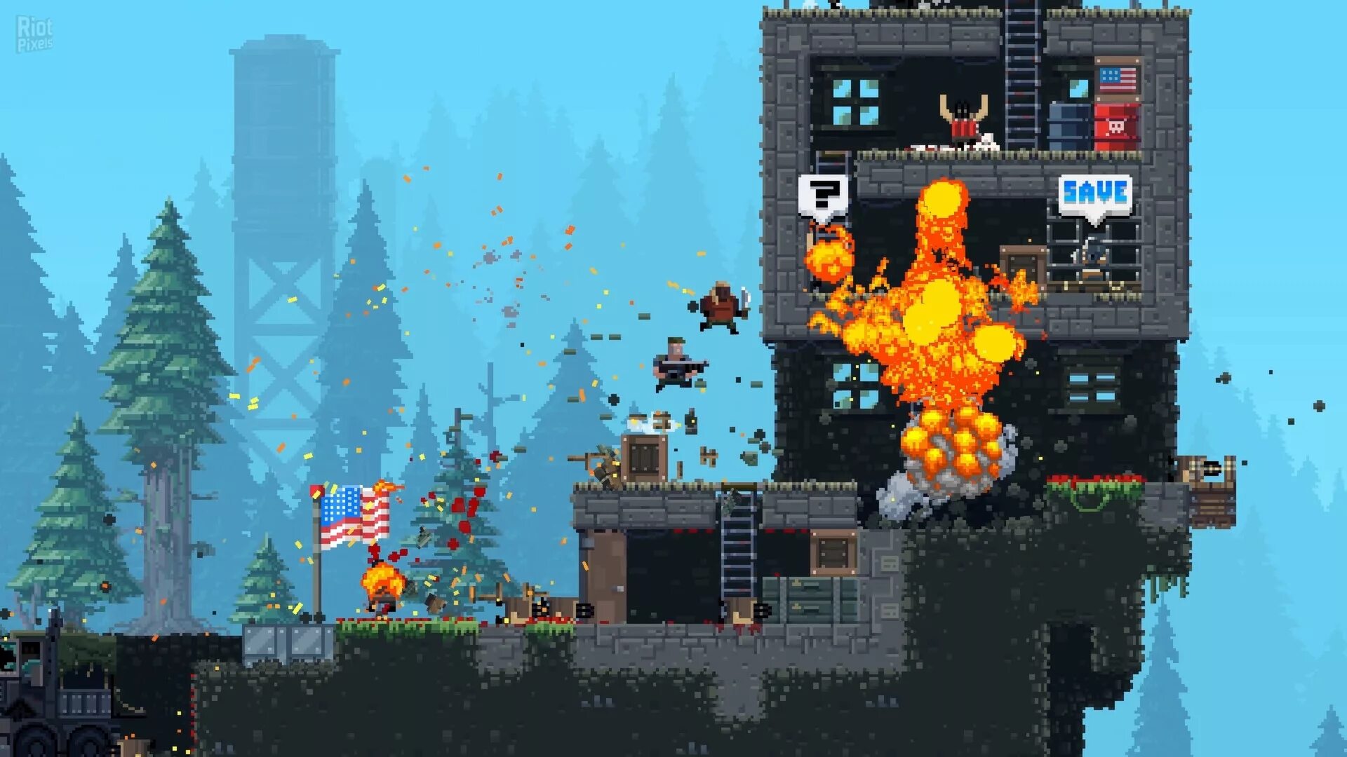 Broforce 2022. The survivalist игра 2020. Брофорс 2. Broforce xbox. Time force игра.