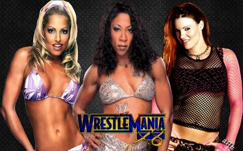 WWF WrestleMania 18 Jazz Vs. Lita Vs. Trish Stratus Full Match en Español -...