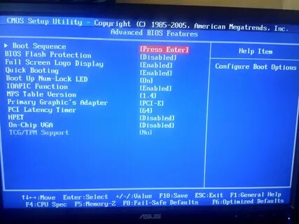 Cmos setup utility 1985 2005