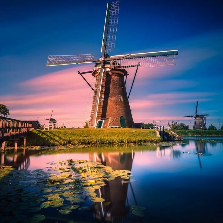 Ветряные мельницы 4. Киндердейк. Kinderdijk Windmills. Kinderdijk Windmills Netherlands. Символ Голландии Ветряные мельницы.