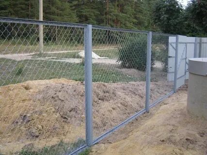 Сделать забор сетка рабица своими руками