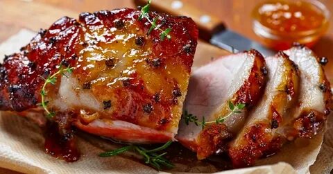 Окорок кусками в духовке