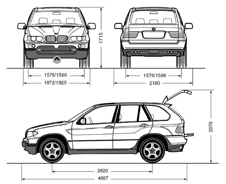 Схема бмв х3. BMW x5 габариты. Габариты БМВ х5 2000г. БМВ х5 е53 чертеж. Габариты БМВ х5 е53.