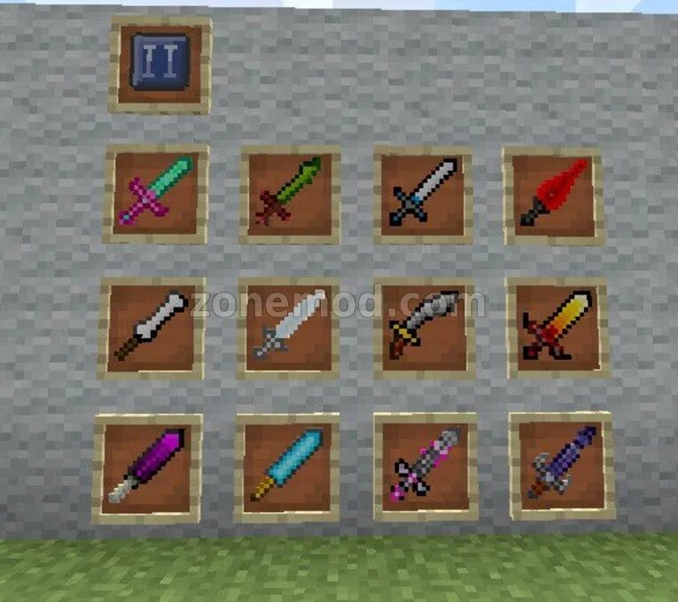 1. Майнкрафт моды на мечи. 12. 2. 3.