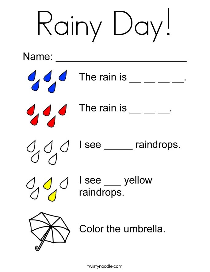 See rain перевод. Weather раскраска for Kids. Rain Worksheet. Rain Rain Worksheets. Rainy Day слова.