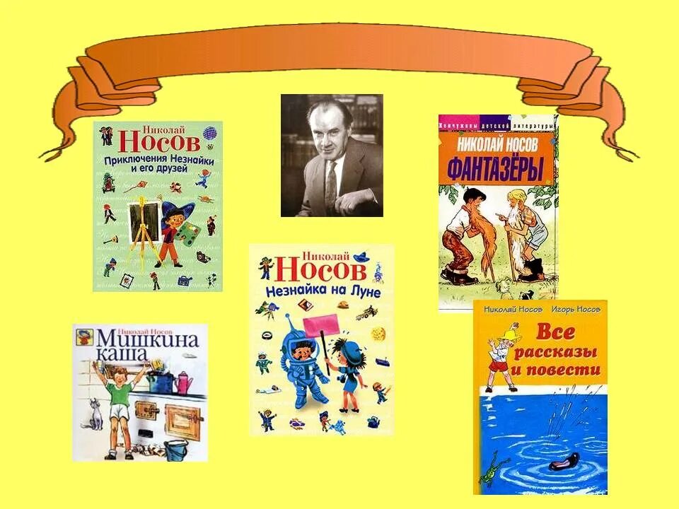 Творчество Носова. Книги Носова для детей. Рассказы Носова для детей. Сценарии носова