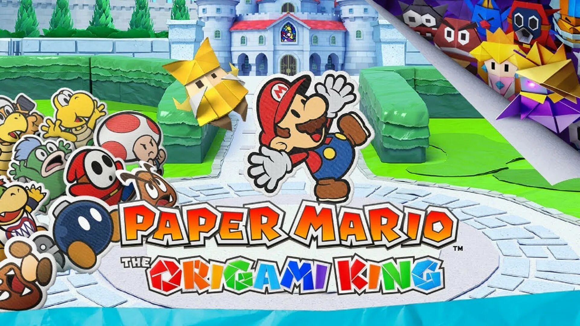 Paper mario origami. Paper Mario the Origami King (Switch). Paper Mario Origami King Nintendo Switch. Paper Mario Origami King. Paper Mario™: the Origami King.