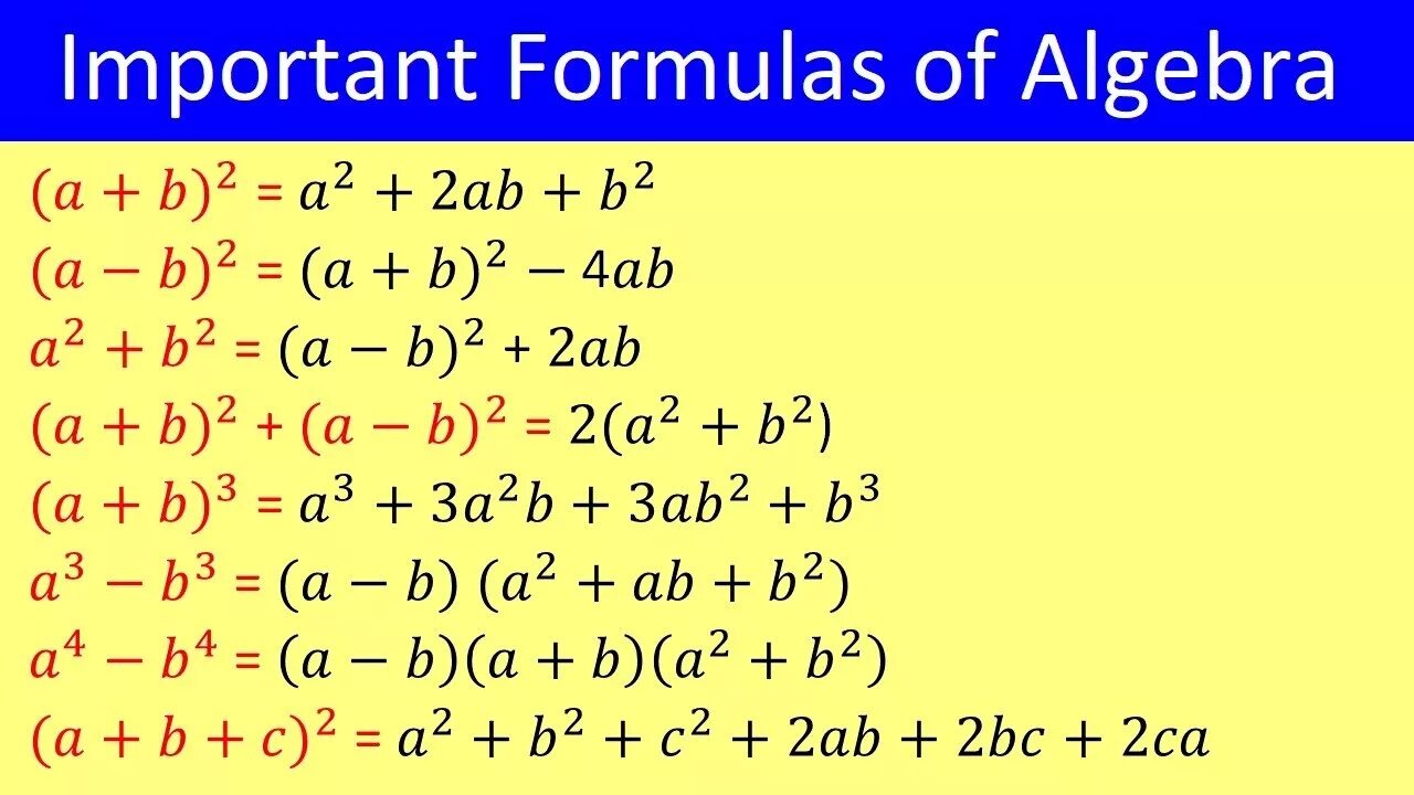 A2 1 формула. Формулы Алгебра. Математик формулалар. Формулы Алгебра 7. Формулы по алгебре за 7 класс.