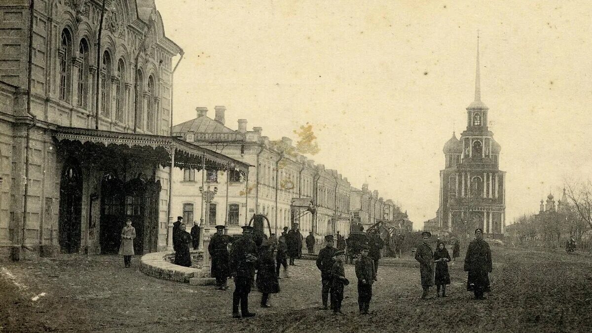 Рязань 20 век. Рязань 19 век. Рязань 20 век. Рязань 1900. Соборная площадь рязань старая.