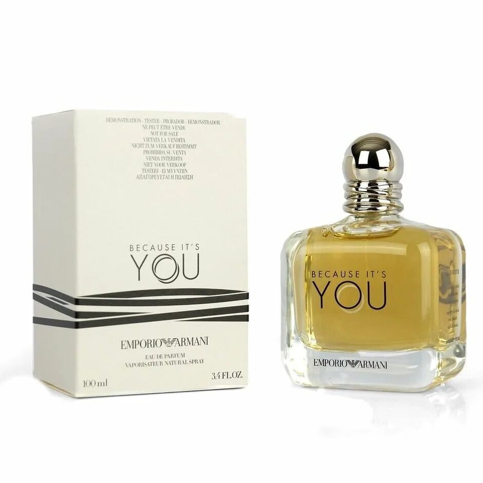 Giorgio armani because. Тестер Giorgio Armani "because it's you" 100 ml. Giorgio Armani Emporio because it s you 100мл. (Тестер). Духи Emporio Armani because it's you. Giorgio Armani Emporio Armani because it’s you EDP, 100 ml.