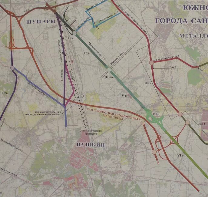 Южная Широтная магистраль Южно Волхонская дорога. Южная магистраль СПБ схема. Планы дорожного строительства в СПБ Пушкин. Проект дороги через Александровскую.