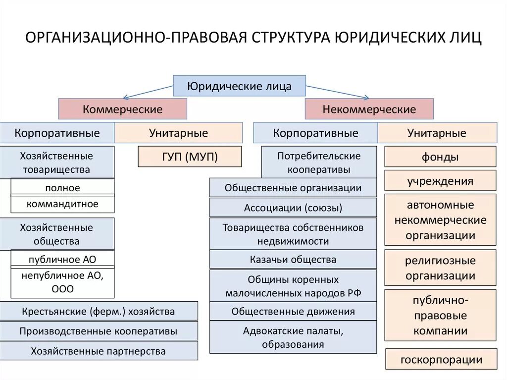 Хозяйственные партнерства организационно правовая форма. Юридические лица коммерческие и некоммерческие схема. Организационно-правовая форма структура юридических лиц. Схема виды некоммерческих юридических лиц. Классификация некоммерческих юридических лиц.