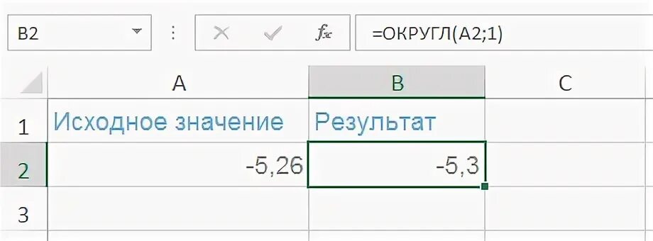 Как округлить среднее значение