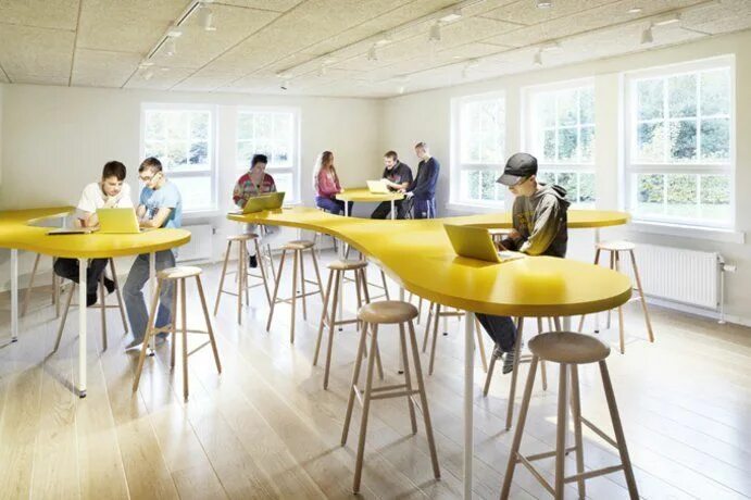 Интерьер обучение в москве TRAINING CENTER on Behance Interior design school, Classroom interior, Training