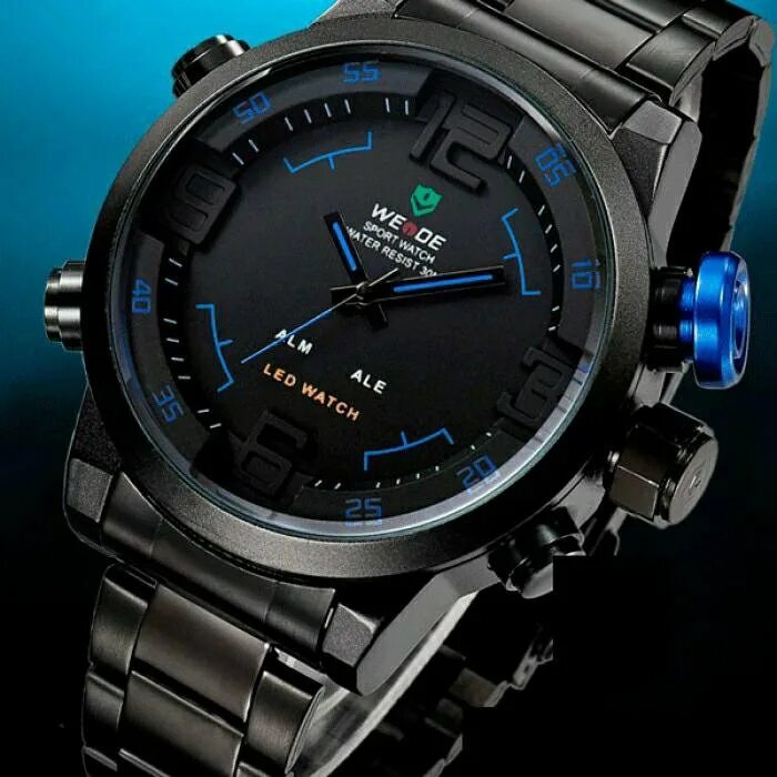 Sport watch blue