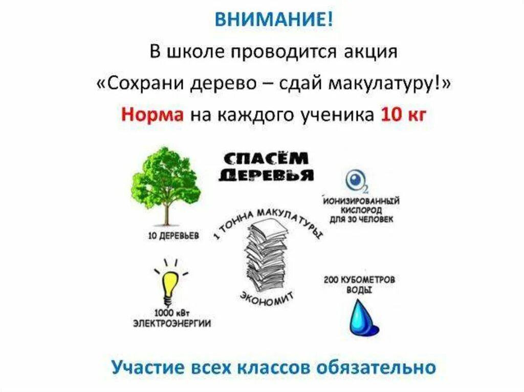 Как можно спасти дерево. Акция Собери макулатуру сохрани дерево. Акция соберем макулатуру сохраним дерево. Плакат по сбору макулатуры. Собирая малулатуру бережем дерево.