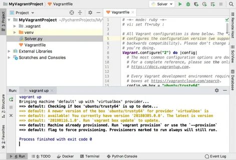 Pycharm configuration