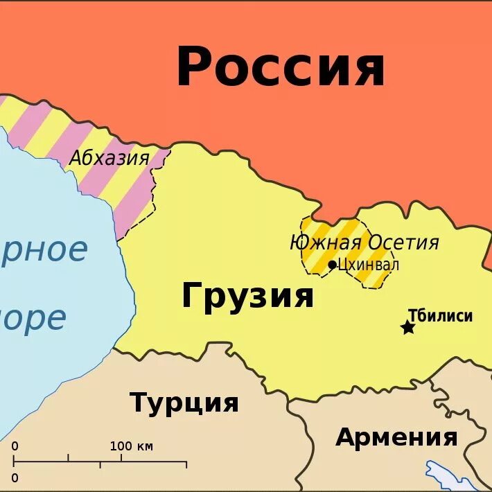 Грузия это россия. Абхазия и Южная Осетия на карте России. Карта Грузии с Абхазией и Осетией. Южная Осетия на карте России. Грузия и Абхазия на карте России.