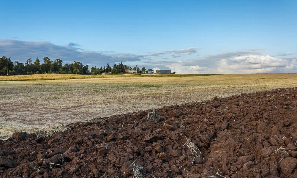 Rural Landscape with Fields and Blue Sky Stock Photo - Image of clouds, light: 2