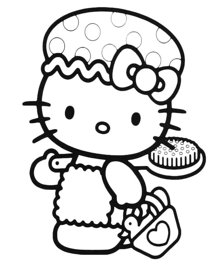 Раскраски кроме hello kitty