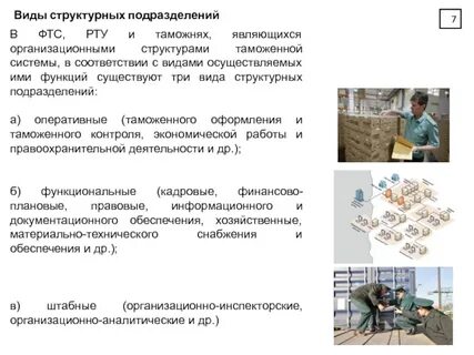3 структурных подразделений