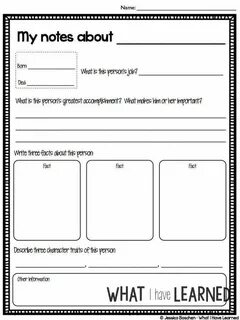 Biography of a writer 5 grade
