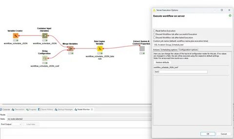 Workflow Schedule: Issues with configuration within the POST & PUT requ...