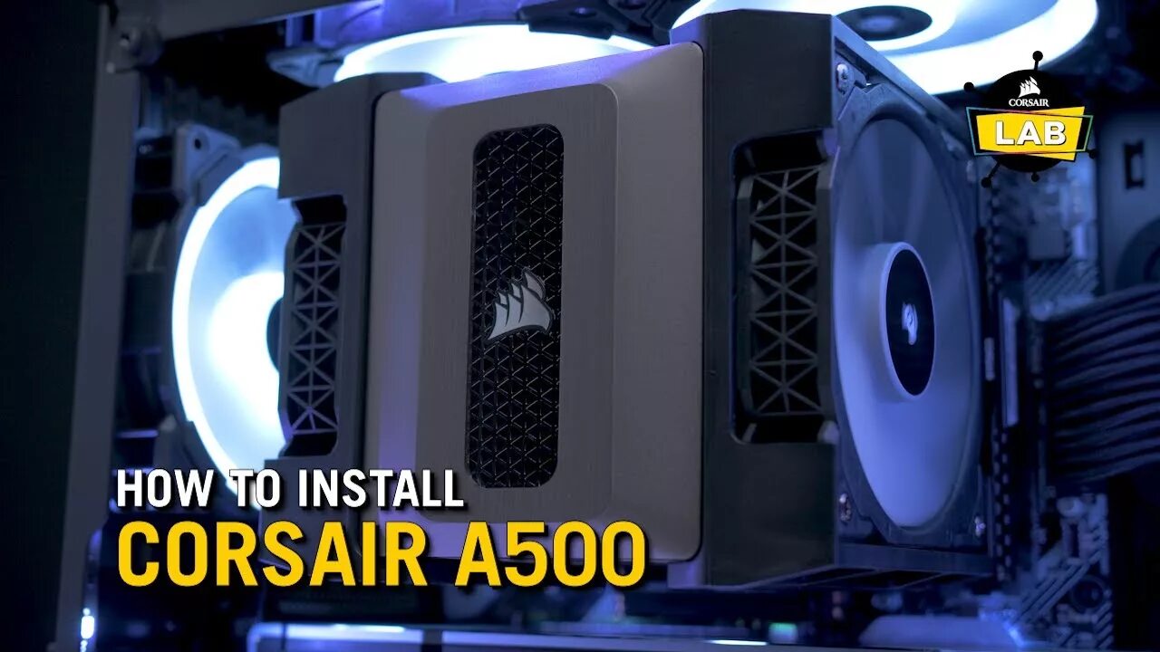 Rtx a500. Corsair a500 dual fan. воздушное охлаждения corsair. corsair a500 купить. gaming pc air cooling on steriods! (noctua fans).