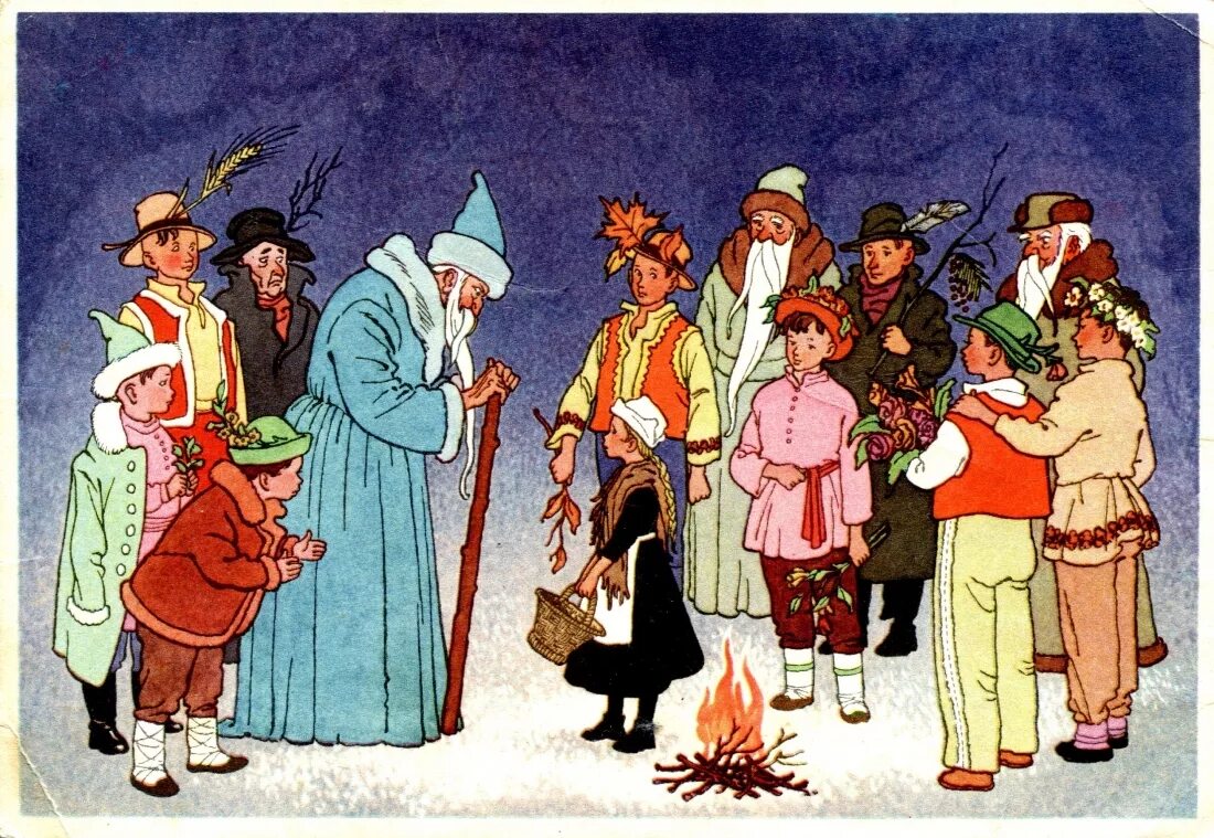Яковлевич маршак двенадцать месяцев. Двенадцать месяцев, маршак с.. 12 месяцев сказка.