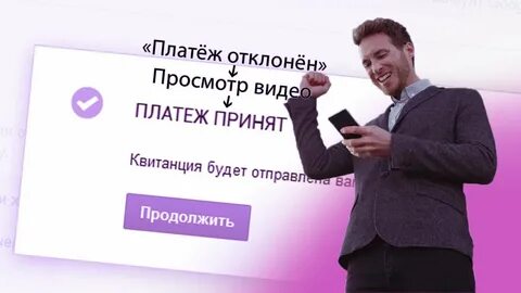 Оплата отклонена