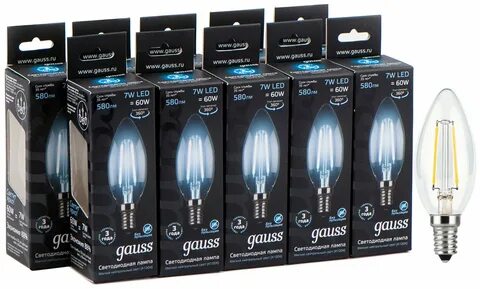 Светодиодные лампы gauss прозрачные