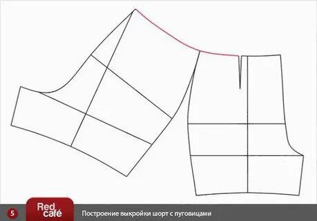 Джинсовые шорты выкройка