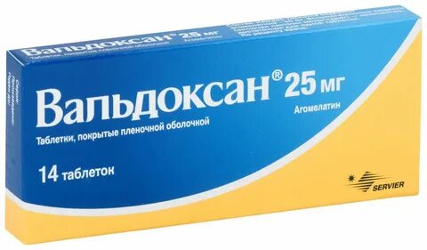 Таблетки агомелатин