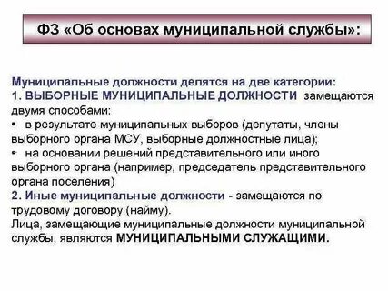 О муниципальной