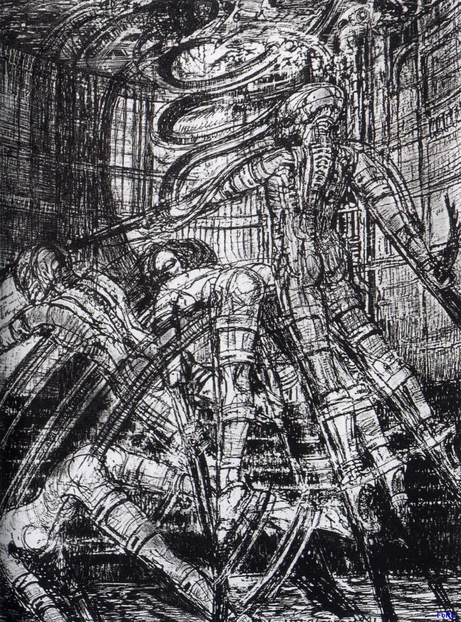 Ганс гигер некрономикон. Ганс руди гигер, «отражение» (1977). Ганс рудольф гигер. Ганс гигер картины некрономикон. Ханс гигер некрономикон.