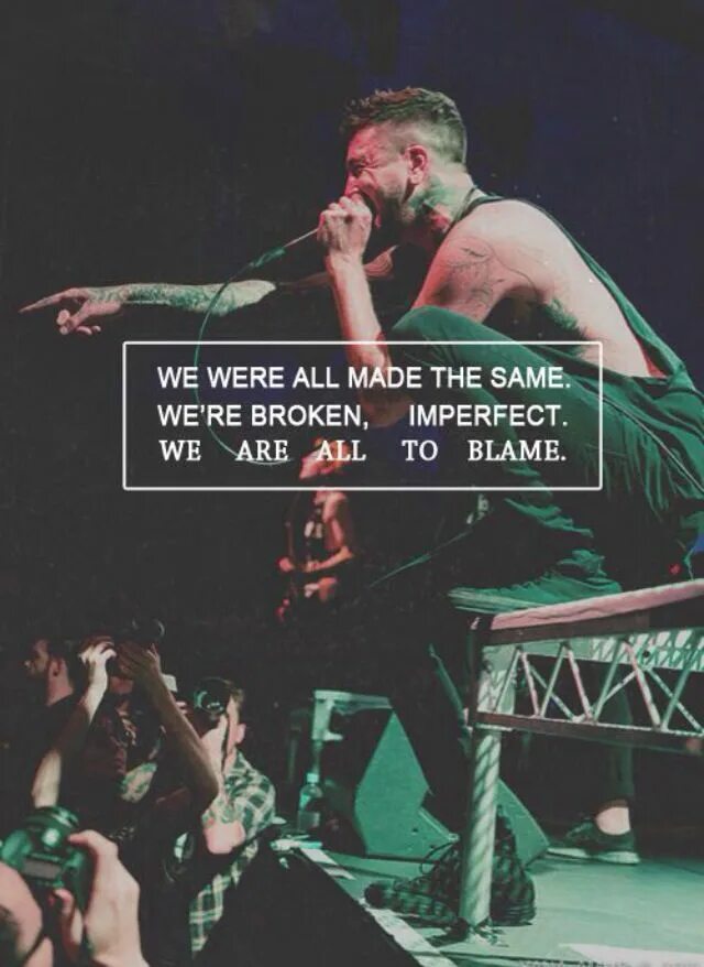 You and me were not the same