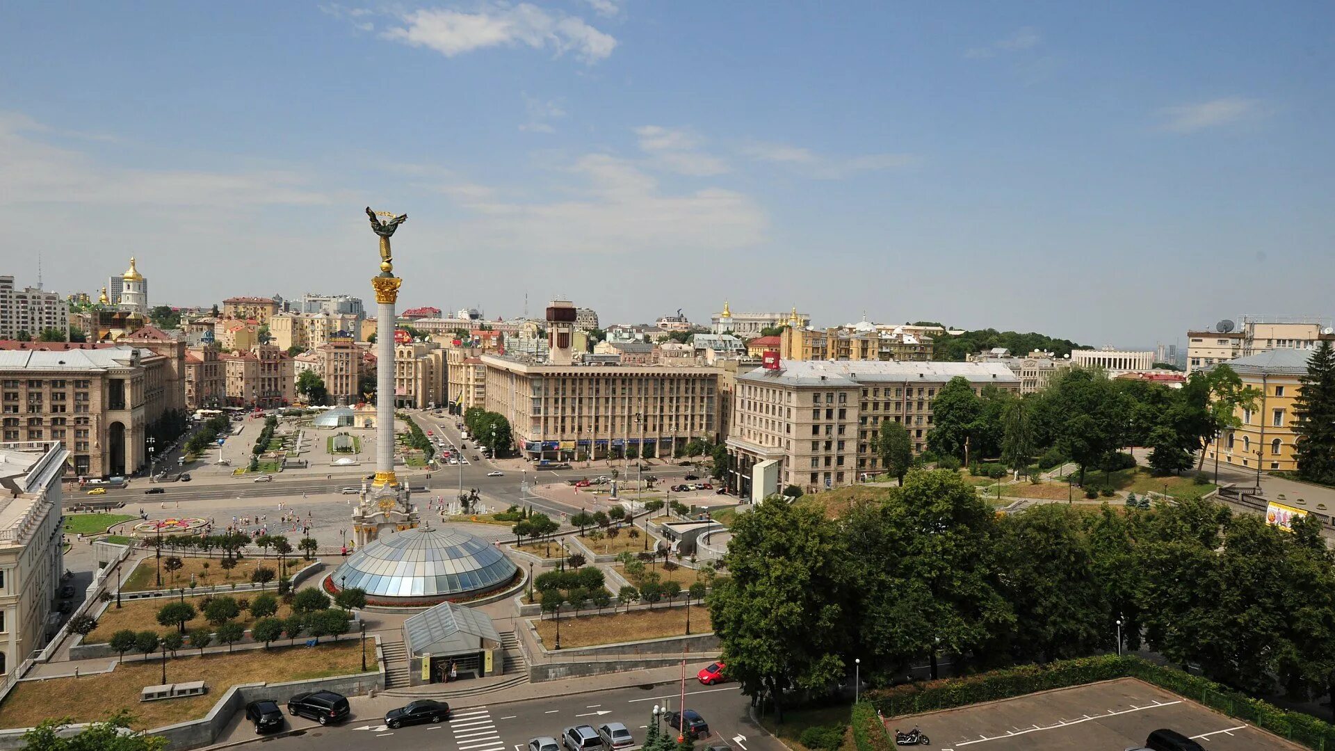 Страна украина киев. Панорама Киева Крещатик. Киев Родина Крещатик. Киев центр города. Храм на Крещатике в Киеве.