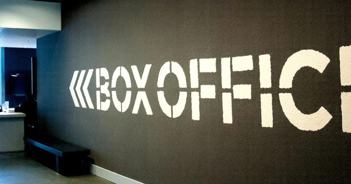 Box office. Cinema box office. Box office. Box office in the theatre. Cinema box office.